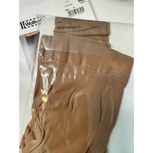 Waldorf Individual 10 Tights Size Small Caramel Ultra Sheer Mat Look NWB $80 - Picture 5 of 6